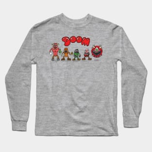 Cartoon Doom: The Family Long Sleeve T-Shirt